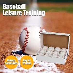 TeeBall Confezione da 12 Mazze in PVC con Logo Personalizzato, Professionali e Resistenti, da Allenamento per Mancinini, Palline da Baseball Morbide da 9 Pollici per Giovani e Principianti - Product Image 4