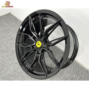 Rines Negros Personalizados de Aleación de Aluminio Forjado para Automóvil, de 19, 20, 21, 22 y 23 Pulgadas para Ruedas Ferrari 812 - Product Image 2