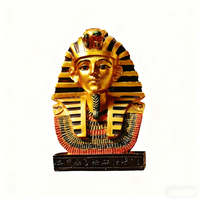 Magnifique figurine de fée égyptienne en bronze de haute qualité, sculpture moderne 3D de la déesse égyptienne Isis avec des ailes