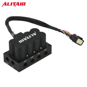 Válvula de Suspensión Neumática VU4 VU-4 de 1/4NPT 3/8 pulgadas, 4 Esquinas, <span class=keywords><strong>2</strong></span> Vías, con Cable de Control de 1 m, Kit de Suspensión Neumática - Product Image 3