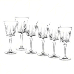 Timeless 30cl Elegant Crystal <b>Wine</b> <b>Glass</b> <b>Set</b> <b>of</b> <b>6</b> for <b>Wine</b> & for Champagne Restaurants Shining & Durable - Product Image 1