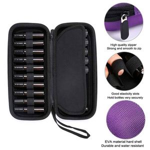 Hard Cover Essential Oil <b>Case</b> Ampoule Pipe Holder Bag Bottles Organizer <b>Case</b> Travel Carrying Perfume Sample Bag with Hand Strap - Product Image 6
