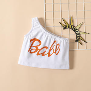 <span class=keywords><strong>2023</strong></span> all'ingrosso quarto di July bambini vestito una spalla Crop Top USA bandiera campana inferiore 4 ° di July ragazze set di vestiti per bambine - Product Image 2