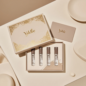 กล่องพับใส่ขวดน้ำหอมขนาด 2 มล. 3 มล. 5 มล. พร้อมโลโก้สั่งทำพิเศษ ชุดทดลองน้ำหอม Eau De Parfum กล่องบรรจุภัณฑ์ Flacon De Parfum - Product Image 4