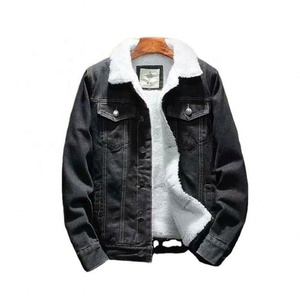 <span class=keywords><strong>Manteau</strong></span> en jean doublé polaire vintage <span class=keywords><strong>d</strong></span>'<span class=keywords><strong>hiver</strong></span>, vêtements pour hommes, veste rembourrée coréenne pour jeunes, <span class=keywords><strong>tendance</strong></span>, grande taille - Product Image 5