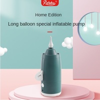 Nouvelle mini pompe à ballons cylindrique portable en plastique, rechargeable, pour ballons de rue authentiques