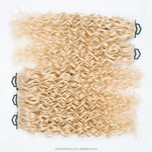 Extensions de cheveux humains européens de qualité supérieure, nouveau design, cuticules brutes alignées, Twin Genius Weft, Butterfly Weft - Product Image 6