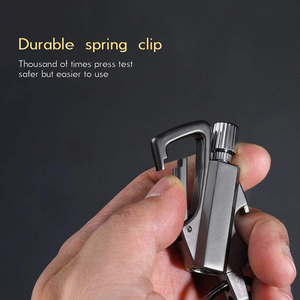 Outdoor Multi-functional Reusable <b>Lighter</b> Custom logo Keychain Metal <b>Lighter</b> Bottle Opener - Product Image 2