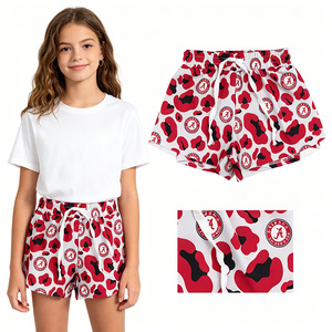 En Stock: Shorts de Yoga con Estampado de Leopardo para Niñas, Ropa Deportiva Infantil al por Mayor, Moda Boutique - Product Image 4