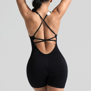 <span class=keywords><strong>Tuta</strong></span> da Yoga Outdoor ad Alta Resistenza Senza Cuciture con Schiena Scoperta Abbigliamento da Allenamento all'Ingrosso Traspirante e <span class=keywords><strong>Morbida</strong></span> <span class=keywords><strong>Tuta</strong></span> Sportiva da <span class=keywords><strong>Donna</strong></span> - Product Image 6