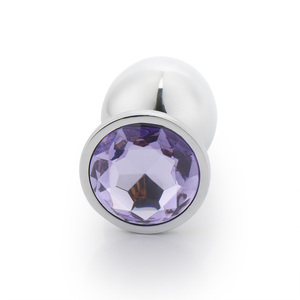 ホット販売アナルプラグメタルジュエル付き格安アナル大人のおもちゃ拡張器女性のための小さなクリスタルアナルバットプラグ - Product Image 2