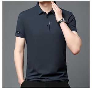 Polo de Alta Calidad para Hombre, Talla Grande, Manga Corta, Cuello Solapa, Estilo Casual y de Negocios, para Hombres de Mediana Edad y Jóvenes, 2026 - Product Image 3