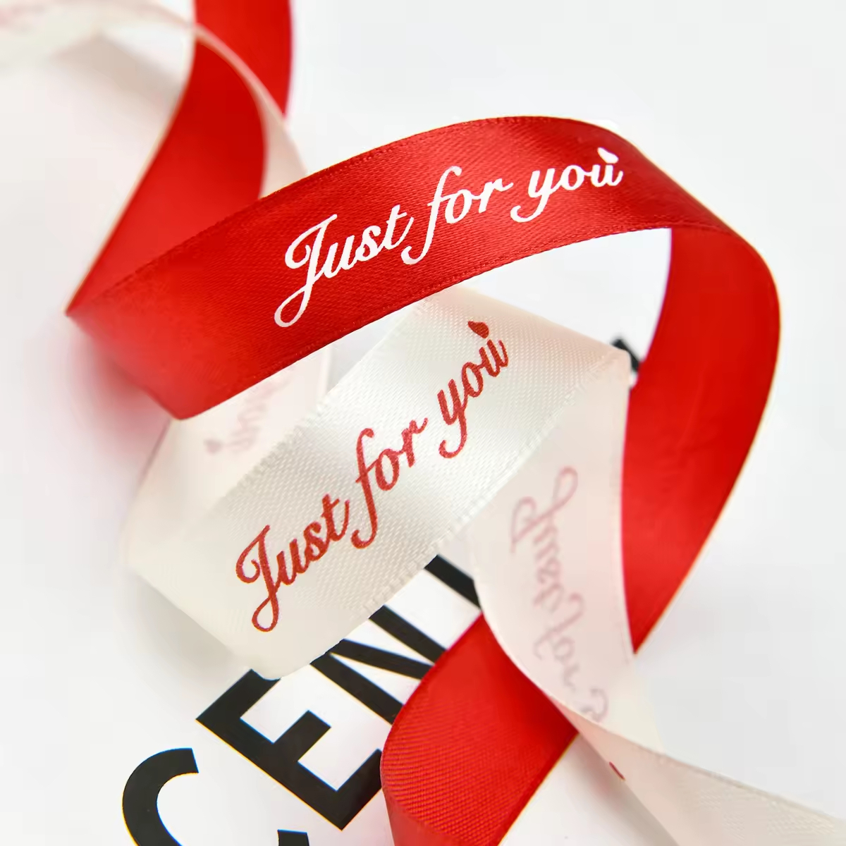 Good Quality Recycled 100% Polyester Cake Gift Box Flower Packaging Ribbon Bow 2cm Bouquet DIY Material for Holiday Gift