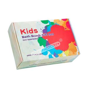 Papier ondulé recyclé personnalisé Belle Spa Soins du corps Bain moussant <span class=keywords><strong>Bombe</strong></span> Emballage de voyage à domicile Boîte d'expédition postale - Product Image 3