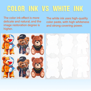 Xcellent CMYK, белые чернила DTF 1000 мл для EPSON L1800 1390 L805 XP600 i3200 4720 DTF печатная машина DTF чернила для принтера DTF - Product Image 5