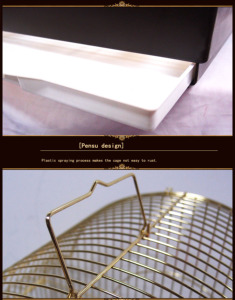 <strong>Small</strong> <strong>Animals</strong> Quadrate Horizontal Sliding Gold Iron love Bird <strong>Cages</strong> Big Large Breeding - Product Image 6