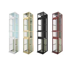 Ascenseur miniature innovant et léger pour <span class=keywords><strong>maison</strong></span>, cabine en verre, design moderne, 3 étages, ascenseur pour passagers, ascenseurs résidentiels à vendre - Product Image 2