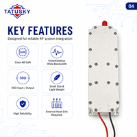 2400-2500MHz 2.4GHz 50W modul Anti UAV daya tinggi GaN Lora dengan penguat daya RF Isolator untuk C-UAS Counter AUTEL Mavic 3 FPV