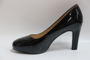Zapatos <span class=keywords><strong>de</strong></span> Trabajo Profesionales para Mujer, Negros, Punta Redonda, Tacones Altos, Etiqueta <span class=keywords><strong>de</strong></span> <span class=keywords><strong>Azafata</strong></span>, Zapatos <span class=keywords><strong>de</strong></span> Cuero Formales para Viajar - Product Image 6