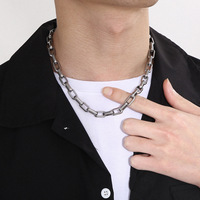 Collier et bracelet unisexe RH, géométriques, personnalisés, CLASSIQUE, plaqué or 18 carats, en acier inoxydable, bijoux de mode, vente en gros