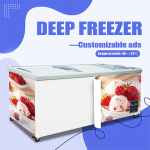 <span class=keywords><strong>Vitrina</strong></span> refrigerada, congeladores horizontales de ahorro de energía para <span class=keywords><strong>congelador</strong></span> comercial de doble puerta, helados para tienda de postres - Product Image 5