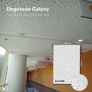 Fabricant Plafond de gypse acoustique Meilleur <span class=keywords><strong>prix</strong></span> Plaques de plâtre perforées insonorisées isolées avec trous carrés pour - Product Image 2