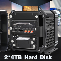 Individuelles Hochleistungs-Öffentliches Transportsystem 12CH 4G Auto-NVR Fahrzeug Bus 4ch cctv GPS mobiler Lkw ai mdvr Dvr