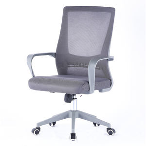 ที่วางแขนพลาสติกรองรับพนักพิงเก้าอี้สำนักงานสีส้มพร้อมพนักพิงศีรษะสีดำขาว - Product Image 6