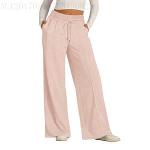 Re Mcgreen Star donna <span class=keywords><strong>pantaloni</strong></span> sportivi <span class=keywords><strong>di</strong></span> moda Oversize <span class=keywords><strong>pantaloni</strong></span> larghi <span class=keywords><strong>pantaloni</strong></span> Casual <span class=keywords><strong>tuta</strong></span> <span class=keywords><strong>pantaloni</strong></span> dritti <span class=keywords><strong>pantaloni</strong></span> <span class=keywords><strong>Palazzo</strong></span> - Product Image 3