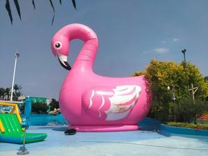 Flamingo Inflable Comercial para Montar |   Juguete Acuático Flotante Grande para Piscinas y Lagos - Product Image 6