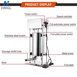 Machine à saucisses électrique automatique chinoise, machine à pousser les saucisses, machine à farcir, farceur à saucisses électrique - Product Image 5