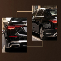 Kit de carrosserie pour Mercedes-Benz Classe S 08-12 W221, mise à niveau 1:1 W223, comprenant la calandre et un kit extérieur pour une apparence nouvelle et ancienne.