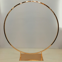 Zhuoyun — support de fleur en métal doré pour mariage, décoration d'événements fait à la main de style contemporain