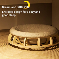 Heißer Verkauf 2026 Neu eingetroffen Luxuriöses Cross-Border Spinning Top Katzenbett Höhle & Universelles rundes Wollsofa für Hunde für alle Jahreszeiten