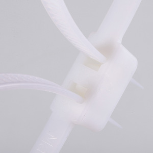 Attache-câble en nylon à double verrouillage, style manchette, taille 12*700mm, conception autobloquante, vente en gros d'usine pour le regroupement de fils - Product Image 4
