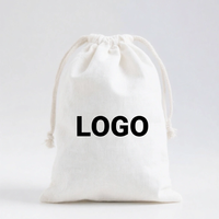 Sacs à cordon en coton et lin grande capacité avec logo et couleur personnalisés, pochettes de rangement minimalistes anti-poussière de couleur unie