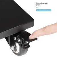 Doppelseitiger Aluminium-LED-Werbeleuchtkasten für den Außenbereich mit gehärtetem Glas, mobilem Leuchtdisplay und Bodenrädern – Großhandel