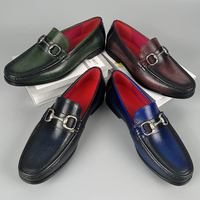 Büros chuhe aus echtem Leder Atmungsaktive Slipper Business-Schuhe Business-Schuhe Hochwertige Gummi-Einlegesohle Herren-Freizeit schuhe