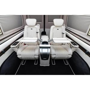 Sièges d'affaires de luxe pour avion Mercedes Classe V 360. Fauteuil inclinable électrique avec massage et chauffage - Cuir en fibre de carbone (OEM) - Product Image 2