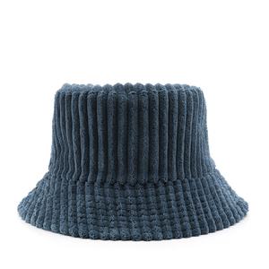 Vente en gros de chapeaux de <span class=keywords><strong>voyage</strong></span> en velours côtelé loisirs solide à la mode hommes femmes pêcheur extérieur plat haut large bord casquette seau - Product Image 3