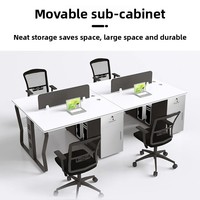 Ensemble bureau et chaise de bureau modulaire moderne en bois massif et fer, marque HongQiao, directement de l'usine, avec garantie d'un an, pour utilisation dans le salon