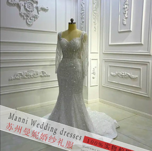 Magnifique <span class=keywords><strong>Robe</strong></span> <span class=keywords><strong>de</strong></span> Mariée Sirène pour Fêtes <span class=keywords><strong>de</strong></span> Fiançailles - Product Image 6