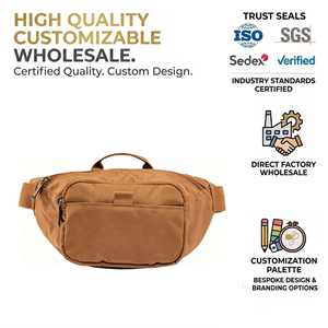 Sac banane <span class=keywords><strong>classique</strong></span> réglable, durable, résistant à l'eau 600 deniers, certifié BSCI, OEM, ODM - Product Image 1