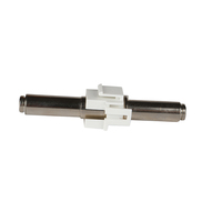 Connecteur Keystone Stéréo 6,3 mm Plaqué Nickel ABS pour Connexion de Microphone
