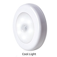 Lampe de chevet intelligente à 6 LED avec détecteur de mouvement, en plastique, contrôlable par application, magnétique, créative et compacte pour chambre à coucher