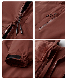 <span class=keywords><strong>Giacca</strong></span> <span class=keywords><strong>Softshell</strong></span> Unisex di Alta Qualità per Sport e Attività all'Aperto, con Interno in Pile e Cappuccio - Product Image 6