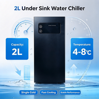 Refroidisseur d'eau sous évier facile à installer, refroidissement rapide, alimentation en eau froide constante, pour la maison et le bureau, distributeur d'eau potable