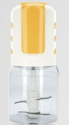 Goedkope, draagbare voedselmaker, mixer, processor met plastic kommen, babyvoedselblender, fruit-, vlees- en groentehakker.