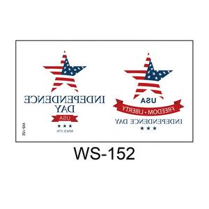 Новый американский флаг татуировки водонепроницаемый стикер независимости День Партии татуировки стикер для лица - Product Image 6