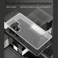 Étui de protection magnétique mat en aluminium avec dissipation thermique pour Samsung Galaxy S25 Plus S24 Ultra S26